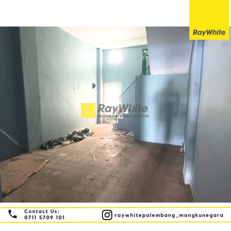 Disewakan 1 Unit Ruko di Jl. Kolonel Atmo Kel. 17 Ilir Kec. Ilir Tim. I, Kota Palembang