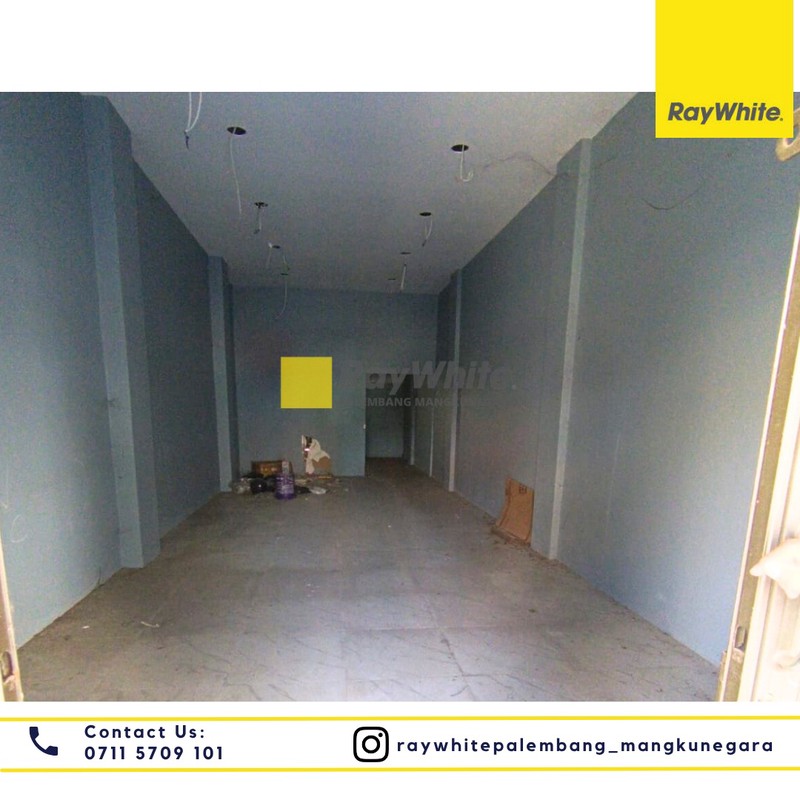 Disewakan 1 Unit Ruko di Jl. Kolonel Atmo Kel. 17 Ilir Kec. Ilir Tim. I, Kota Palembang