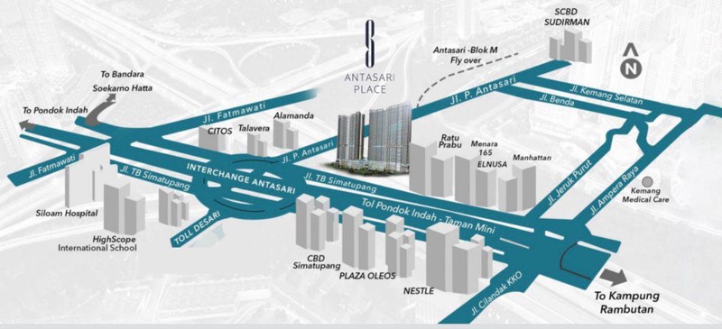 Dijual apartment Antasari Place