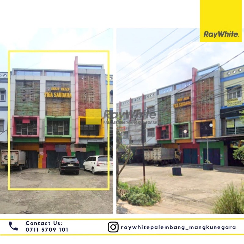 Dijual Cepat Ruko 3 Pintu di Jl Kol H Barlian Kota Palembang