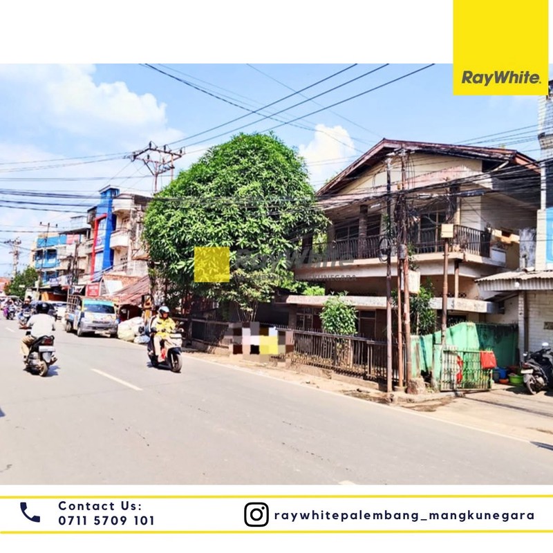 Dijual Cepat Rumah & Tanah di Jl segaran 9 Ilir Kota Palembang