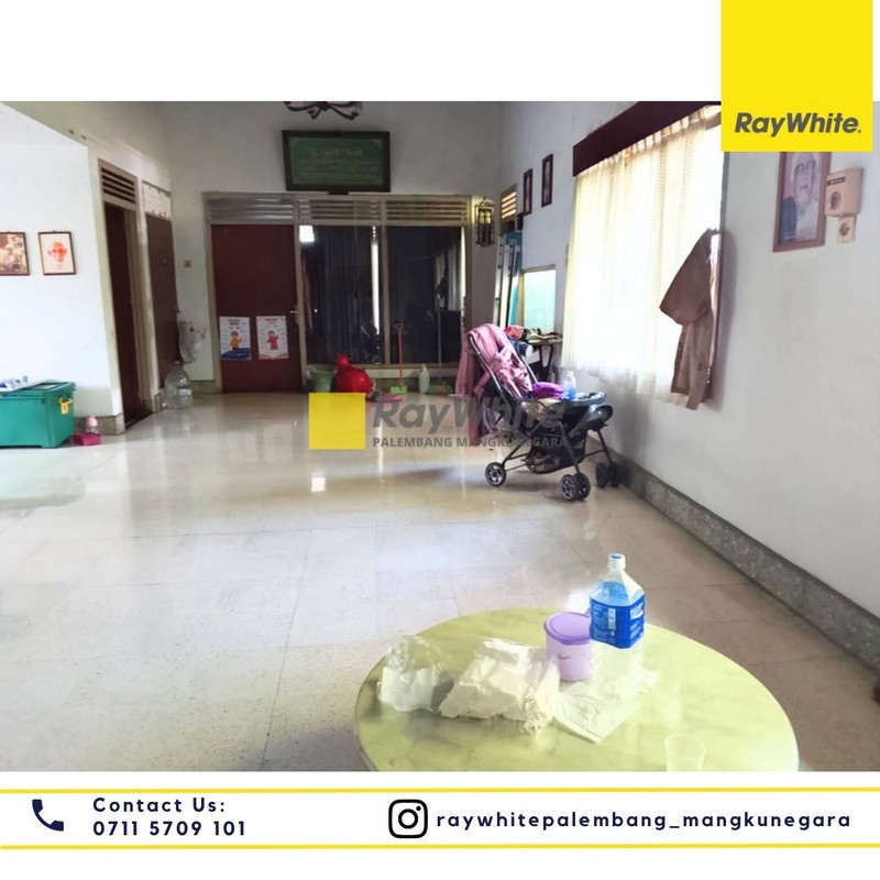 Dijual Cepat Rumah & Tanah di Jl segaran 9 Ilir Kota Palembang