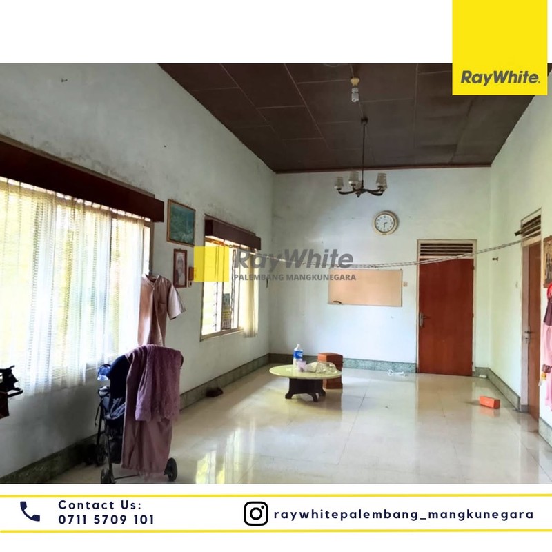 Dijual Cepat Rumah & Tanah di Jl segaran 9 Ilir Kota Palembang
