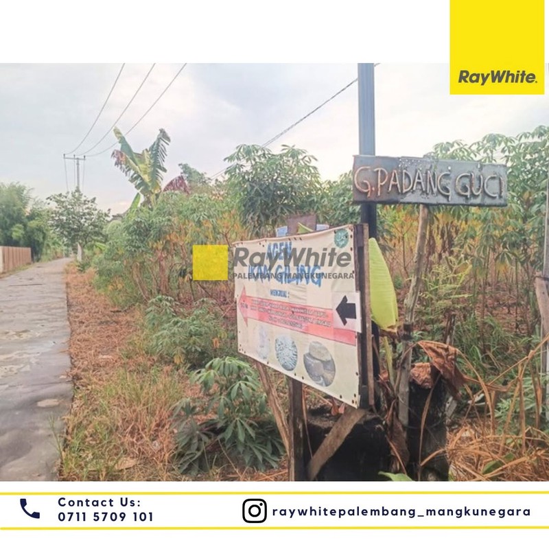 Dijual Cepat Tanah di Jl Sarjana Kab Indralaya