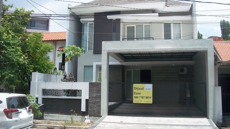 Rumah di Kendangsari Surabaya Selatan, Minimalis, 2 Lantai, Siap Huni - EA -