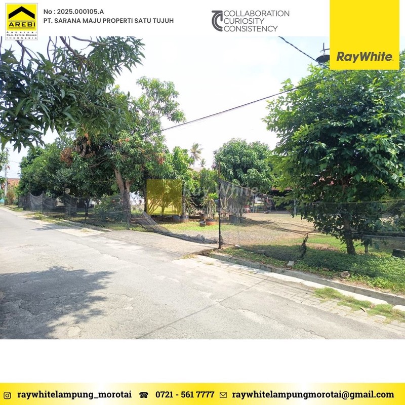 Di jual tanah dengan luas 3000 m2 Untung soropati bandar lampung