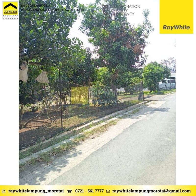 Di jual tanah dengan luas 3000 m2 Untung soropati bandar lampung