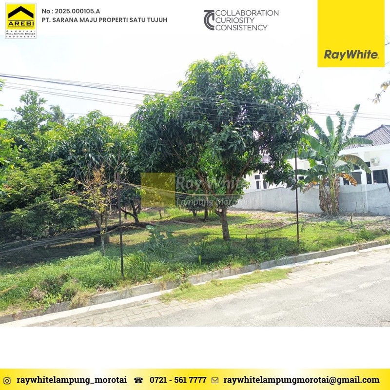 Di jual tanah dengan luas 3000 m2 Untung soropati bandar lampung