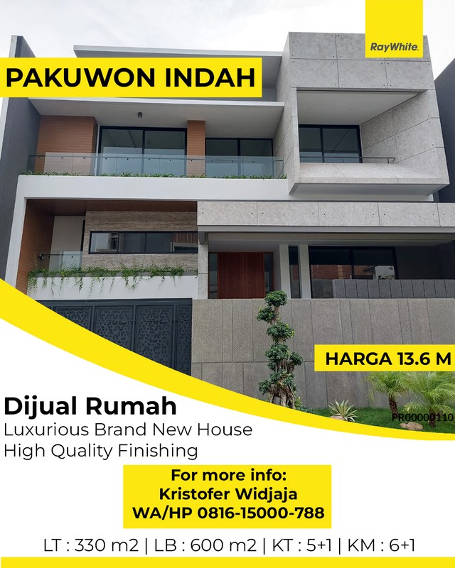 Dijual Rumah Mewah Baru Imperial Golf Pakuwon Indah Surabaya Barat