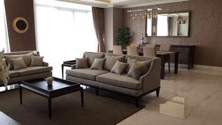 Luxury 3 Bedroom  Botanica Apartment Simprug Jakara Selatan, 225 sqm, Fully Furnished & Spacious