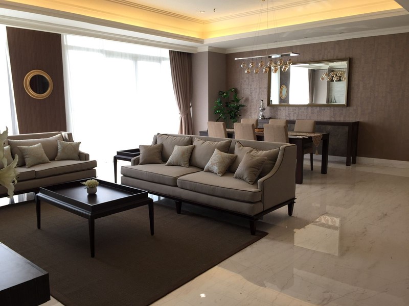 Luxury 3 Bedroom  Botanica Apartment Simprug Jakara Selatan, 225 sqm, Fully Furnished & Spacious