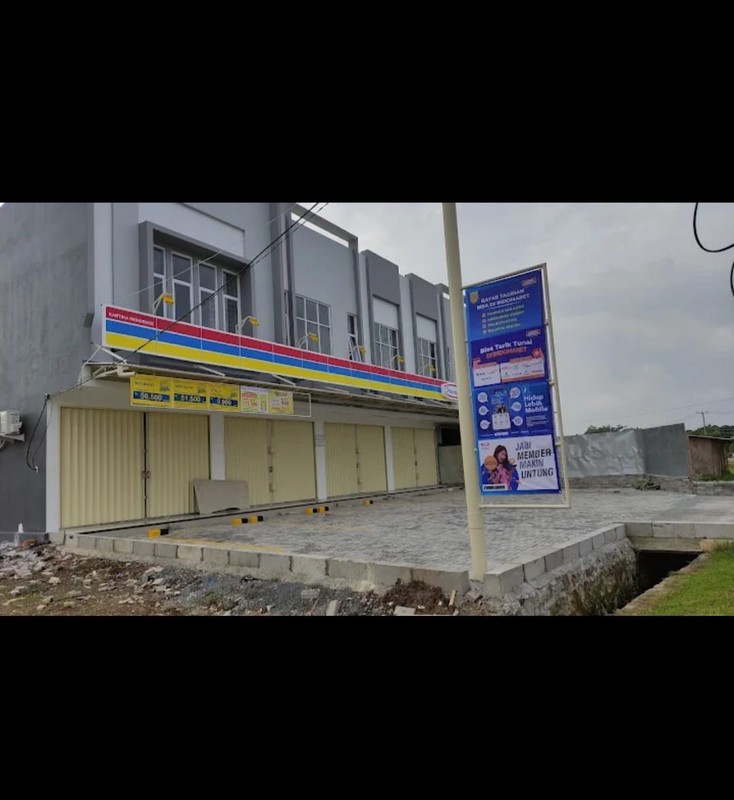 Dijual ruko gandeng 4 luas 161 m2 di Kartika Residence Karawang Timur