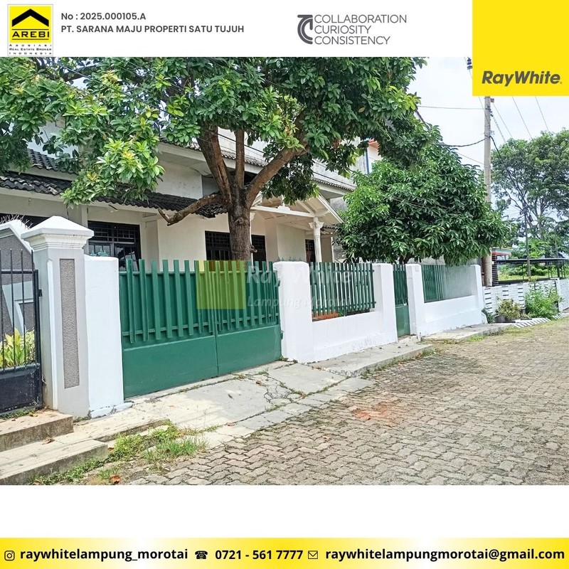 rumah 425 m2 kedamaian bandar lampung