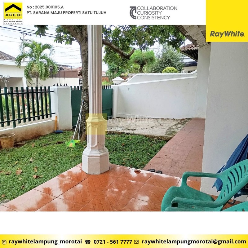 rumah 425 m2 kedamaian bandar lampung