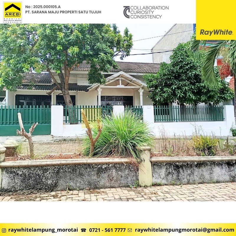 rumah 425 m2 kedamaian bandar lampung