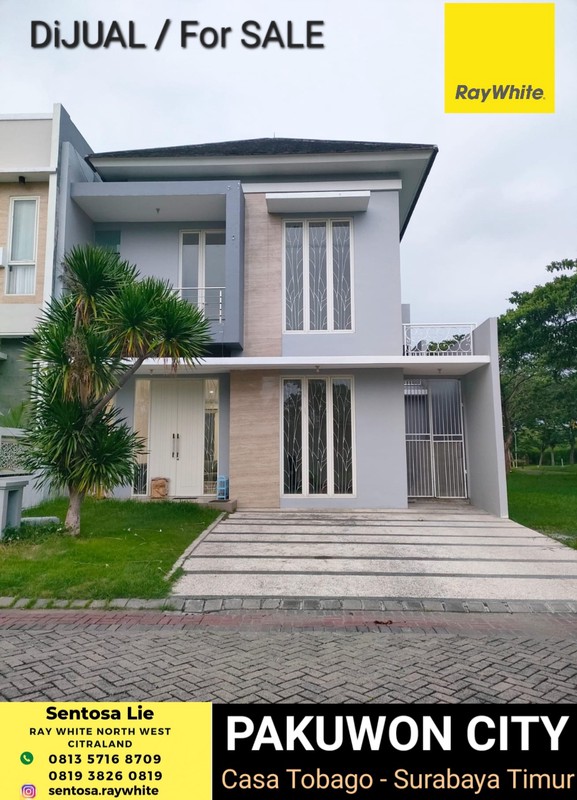 Dijual Rumah Pakuwon City Grand Island - Casa Tobago - Semi Furnished Modern Dekat East Coast, Pakuwon City Mall, Xin Zhong 
