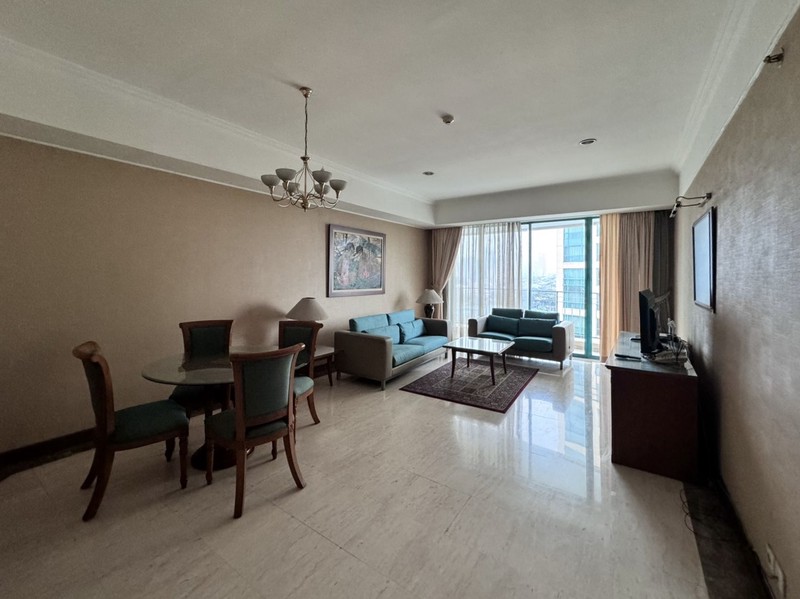 Dijual Apartemen Casablanca 2 BR Lantai 6 Furnished dengan View Pool, Dekat Mall Kota Kasablanka