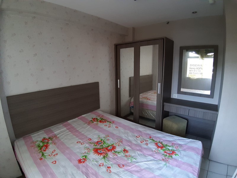 Unit dengan interior desain bagus dengan view lepas lantai rendah