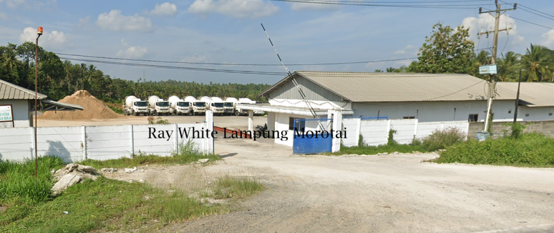 Dijual Tanah dan bonus bangunan gudang Jl. soekarno hatta sidomulyo kalianda