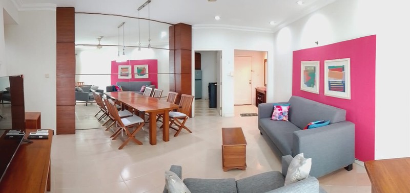 Apartemen Batavia Tower 1 3BR Fully Furnished di Bendungan Hilir Jakpus