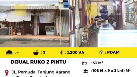 Dijual Ruko 2 pintu 2 lantai