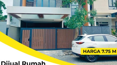 Dijual Rumah Woodland Citraland Surabaya - 3 Lantai, Private Lift & Smart Home