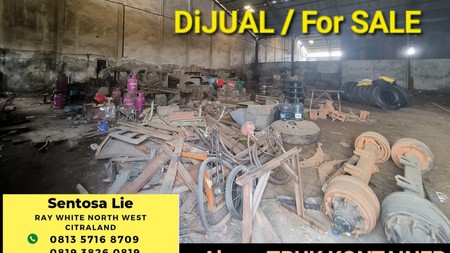 Dijual 1 Hektar Gudang Raya Margomulyo Surabaya - Strategis Lokasi Bagus - Akses Kontainer