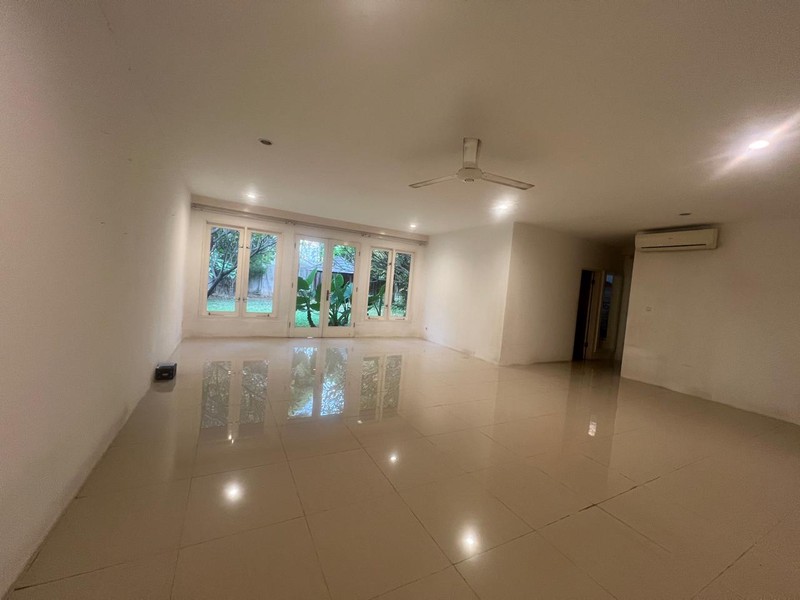 Single house one story with spacious yard with swimming pool at kemang dalam 