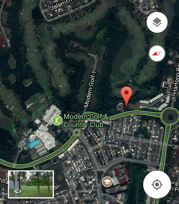 Jual cepat tanah kawasan bagus view golf di modernland tangerang selatan banten