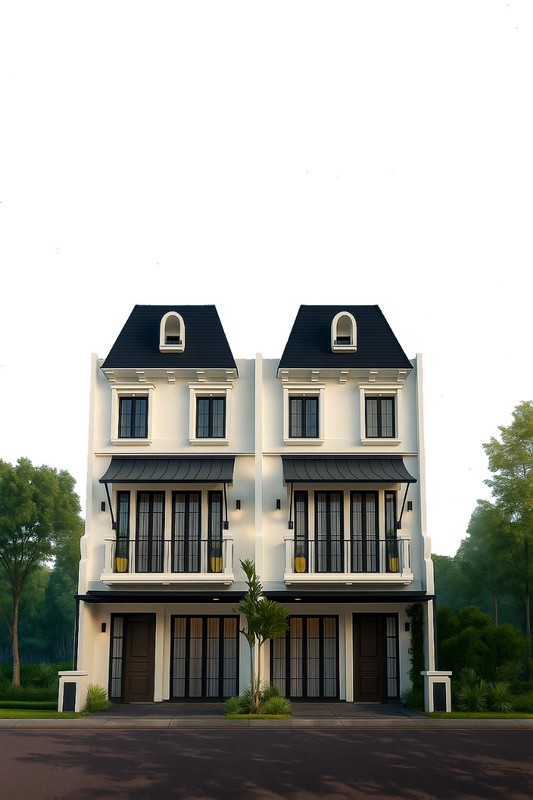 Rumah dan modern tengah kota tangerang selatan harga start 1,8M