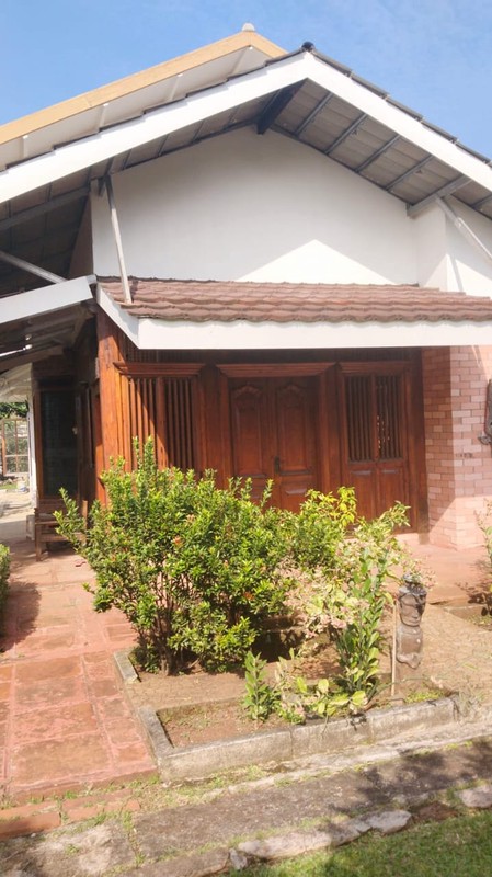jual cepat rumah asri dikelilingi pohon buah di Pamulang Tangerang Selatan Jalan Cemara