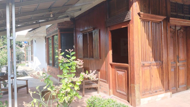 jual cepat rumah asri dikelilingi pohon buah di Pamulang Tangerang Selatan Jalan Cemara