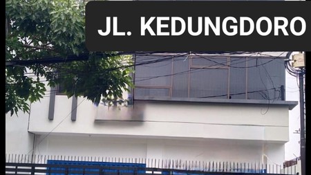 MURAH Disewakan Gedung 4 Lantai Surabaya Pusat Kota Di Jalan Kedungdoro - Komersial Area Cocok Buat Segala Usaha.dekat Jalan Tidar, Arjuno, Diponegoro, Blauran, BG Junction Mall