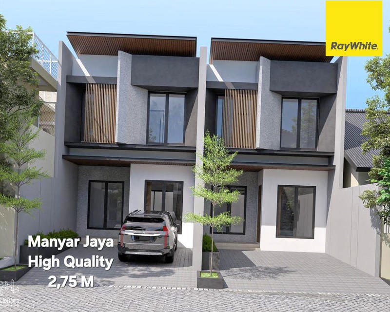Dijual Rumah Baru di Manyar Jaya Surabaya
