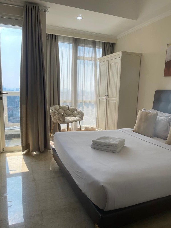 Apartemen Furnish Siap Huni di Tengah Kota Jakarta Pusat Lokasi Ramai dan Strategis @Apartemen Menteng Park