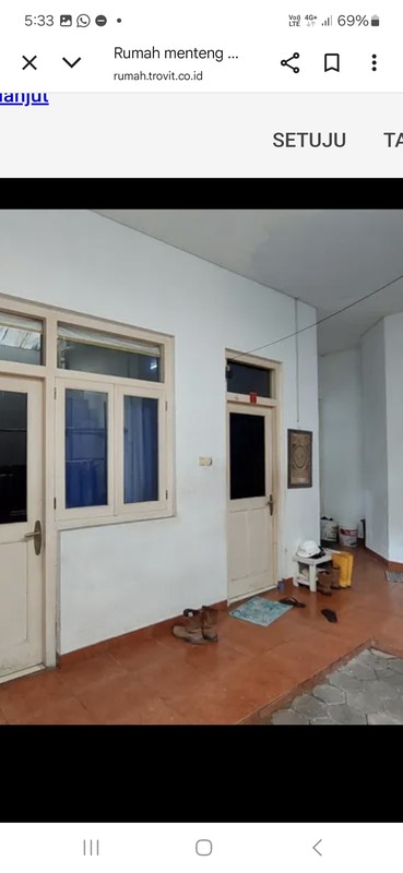 DIJUAL RUMAH LAMA STRATEGIS DI BISA UNTUK USAHA / KOMERSIAL DI PROKLAMASI, MENTENG