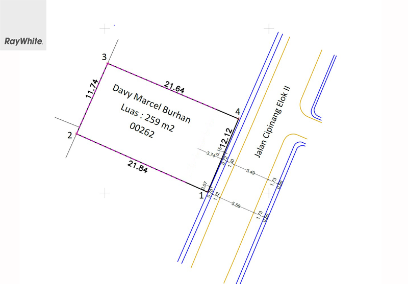FOR SALE Murah Rumah 1 Lantai Hitung Tanah Kompek Perumahan Cipinang ELok 2 Jakarta Timur