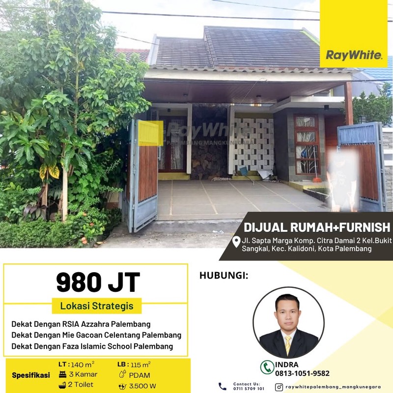  Rumah Mewah Siap Huni di Kalidoni - Lokasi Strategis, Harga Menarik!