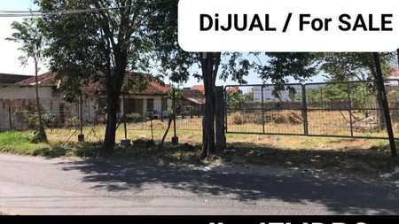 Dijual 1249 m2 Tanah Kavling Jalan Jelidro - Sambikerep - Surabaya Barat Strategis Dekat Perumahan Citraland Surabaya, Manukan Tama