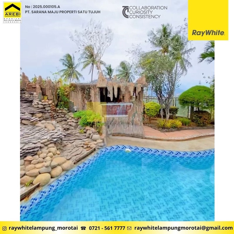 DIJUAL, TEMPAT WISATA TERNAMA DI TANJUNG KARANG BARAT KOTA BANDAR LAMPUNG 