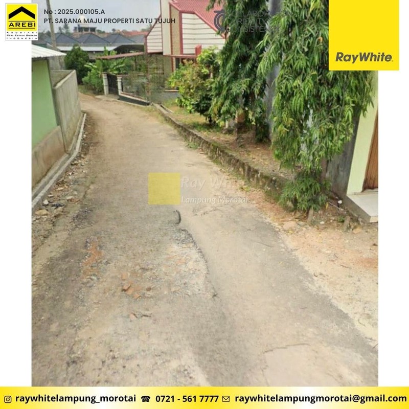 DIJUAL TANAH DI DEKAT FLY OVER UNTUNG SUROPATI TANJUNG SENANG KOTA BANDAR LAMPUNG