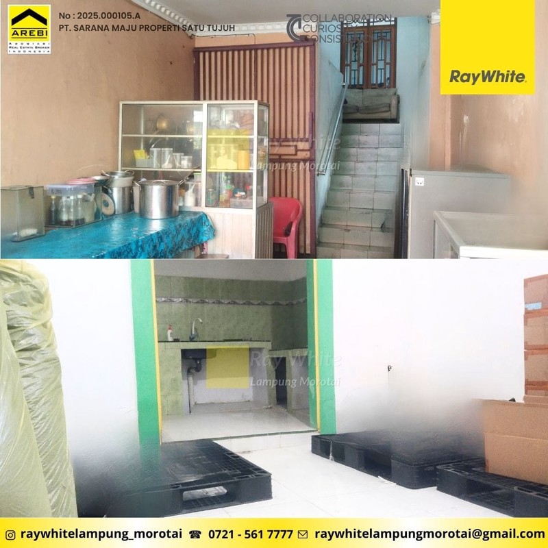 DIJUAL RUKO 3 LANTAI DEKAT POLDA LAMA TELUK BETUNG BANDAR LAMPUNG