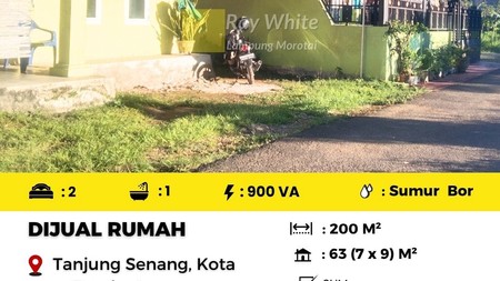 DIJUAL CEPAT RUMAH DI TANJUNG SENANG 