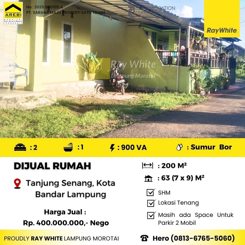 DIJUAL CEPAT RUMAH DI TANJUNG SENANG 
