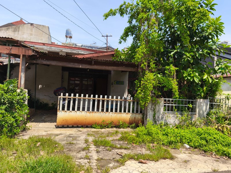 Rumah Hitung Tanah 2 Kavling di Griya Wartawan Cipinang Muara Jaktim