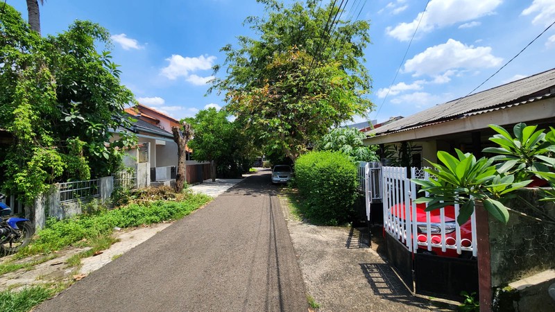 Rumah Hitung Tanah 2 Kavling di Griya Wartawan Cipinang Muara Jaktim