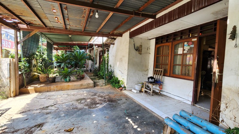 Rumah Hitung Tanah 2 Kavling di Griya Wartawan Cipinang Muara Jaktim