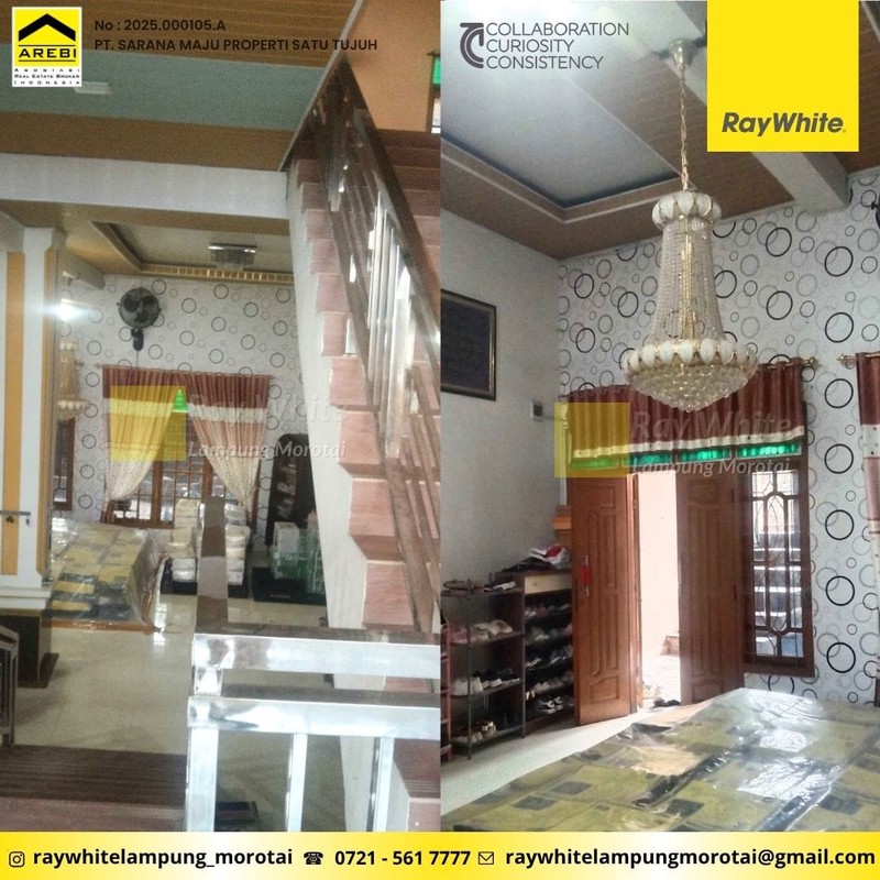 DIJUAL CEPAT RUMAH 3 LANTAI DI TELUK BETUNG SELATAN