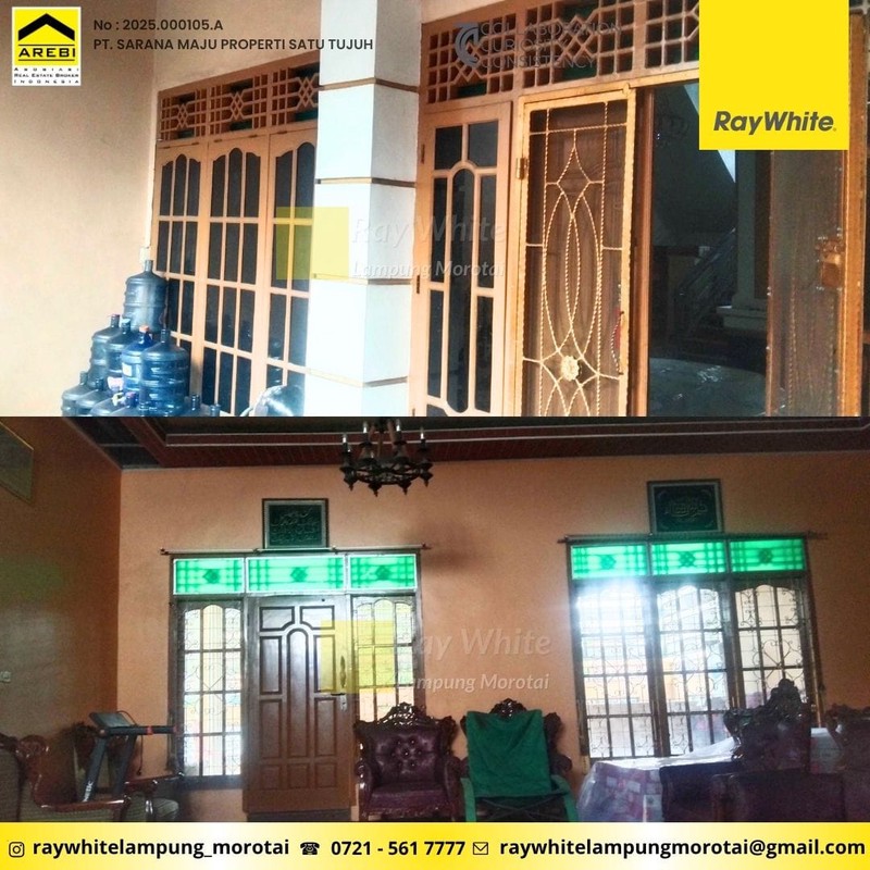 DIJUAL CEPAT RUMAH 3 LANTAI DI TELUK BETUNG SELATAN