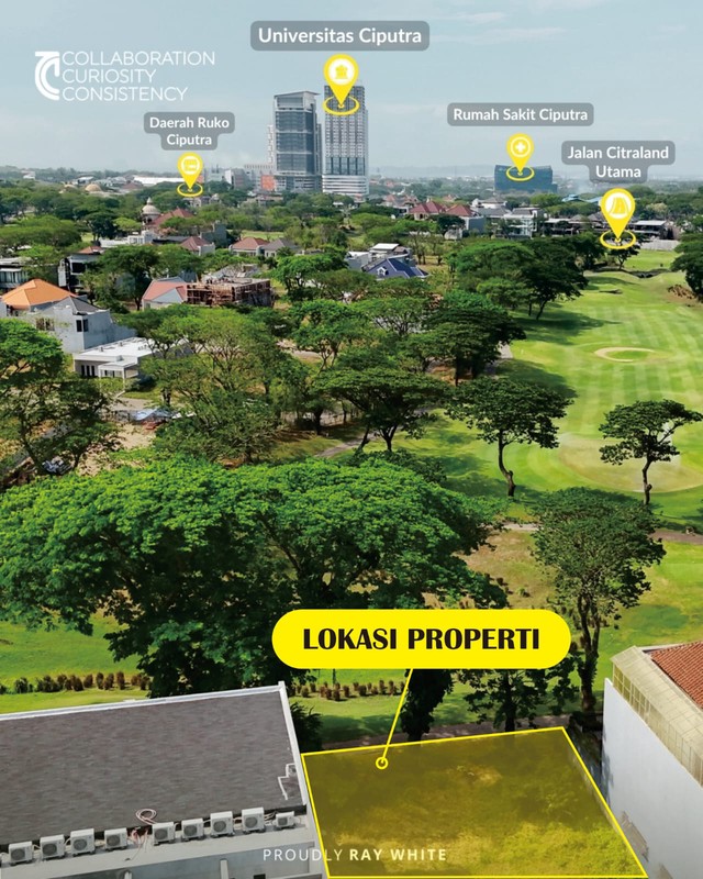 Jual Tanah Citraland Surabaya Bukit Golf View Golf - Kavling Premium Raya Bukit Golf Lokasi Strategis Dekat Pakuwon, Dekat Tol Tandes Lokasi Premium & Investasi Tinggi